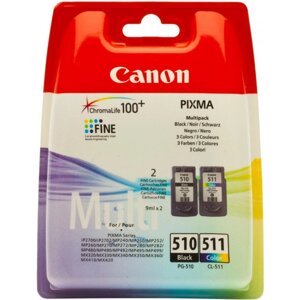 Картриджі для струменевих принтерів Canon PG-510Bk/CL-511 цв. Multi Pack (2970B010)