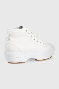 Кеди adidas Originals Nizza GZ8858 жіночі колір білий GZ8858-WHT/GUM3