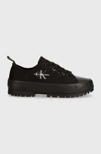 Кеди calvin klein jeans lugged hybrid laceup ML MTR жіночі колір чорний YW0yw01505