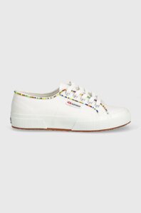 Кеди superga 2750 multicolor BEADS жіночі колір білий S31352W