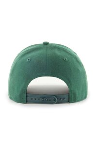 Кепка 47 brand MLB Oakland Athletics колір зелений з аплікацією B-CLZOE18WBP-DGB