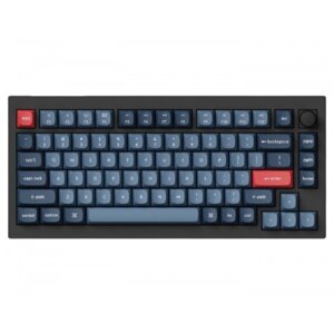 Клавіатура бездротова ігрова Keychron V1 Max 84Key Gateron Jupiter Banana WL/BT/USB-A QMK, EN/UKR (V1MD4_KEYCHRON)