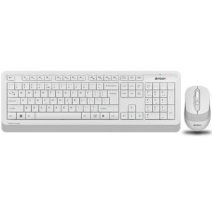 Клавіатура + миша бездротова A4tech FG1010 (White)