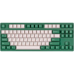 Клавіатура дротова Akko 3087 Matcha Red Bean Cherry MX Red/Green (A3087_MA_CR)