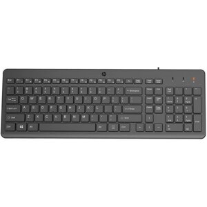 Клавіатура дротова HP 150 USB-A, EN/RU black (664R5aa)