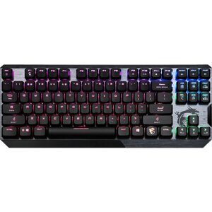 Клавіатура дротова ігрова MSI Vigor GK50 Low Profile TKL UA (S11-04UA210-GA7)