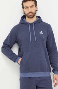 Кофта adidas чоловіча з капюшоном однотонна