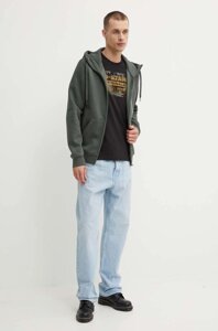 Кофта G-Star Raw чоловіча з капюшоном однотонна