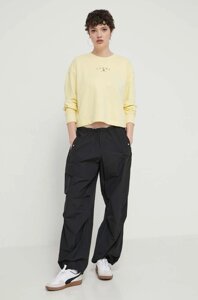 Кофта Tommy Jeans жіноча колір жовтий з принтом