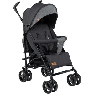 Коляска прогулянкова Lionelo Irma Black/Dark Grey