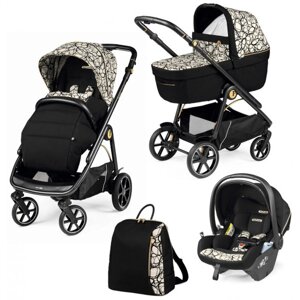 Коляска універсальна 3 в 1 Peg-Perego Veloce Grafic Gold Lounge (PACK-VEL31LG000002)