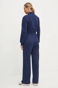 Комбінезон adidas Originals Jumpsuit колір синій з коміром JN8312