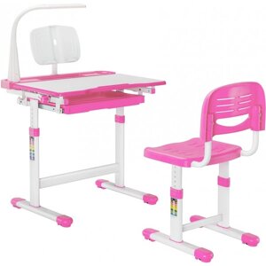 Комплект меблів шкільний 2 елементи FunDesk Bellissima Pink