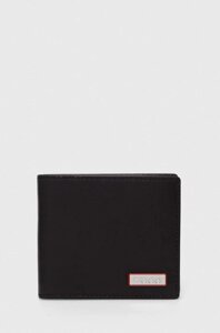 Гаманець та чохол для карток HUGO колір чорний