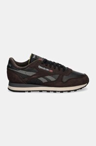 Шкіряні кросівки Reebok Classic Classic Leather колір коричневий 100201111