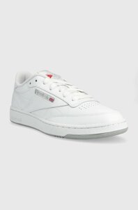 Шкіряні кросівки Reebok Classic Club C колір білий FZ6011-WH/WH/PG3