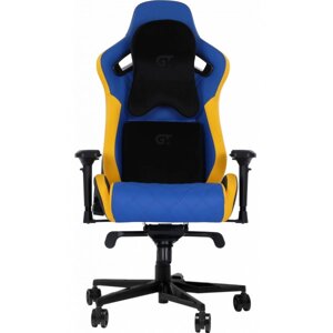 Крісло для геймерів GT Racer X-0724 Blue/Yellow