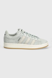 Кросівки з нубуку adidas Originals Campus 00s колір срібний ID8269