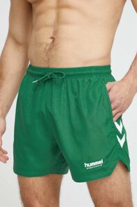 Купальні шорти Hummel колір зелений