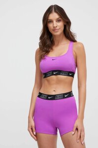 Купальні шорти Nike Logo Tape колір фіолетовий