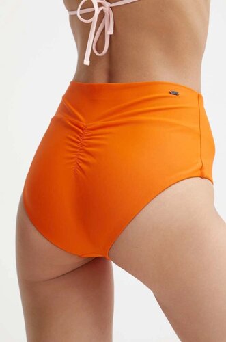 Купальні труси Picture High Waist Bottoms колір помаранчевий SWI010