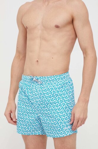 Купальні шорти Pepe Jeans P PRINT SWIMSHORT колір бірюзовий PMB10394