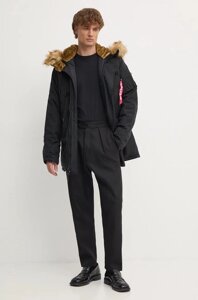 Куртка Alpha Industries Explorer чоловіча колір чорний зимова 193128.03-black