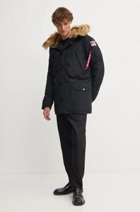 Куртка Alpha Industries Polar Jacekt чоловіча колір чорний зимова 123144.03-black