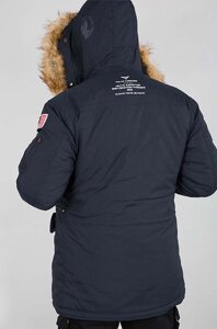 Куртка Alpha Industries Polar Jacket чоловіча колір синій зимова 123144.07-navy