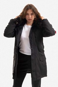 Куртка Alpha Industries Polar Jacket жіноча колір чорний зимова 123002.404-black