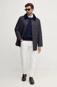 Куртка Barbour le Quilt чоловіча колір синій перехідна MQU0001