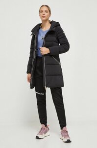 Куртка EA7 Emporio Armani жіноча колір чорний зимова