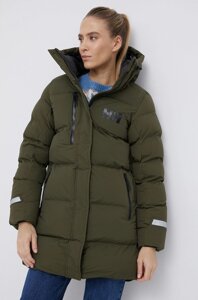 Куртка Helly Hansen жіноча колір зелений зимова 53205-692