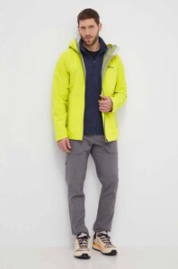 Куртка outdoor Jack Wolfskin Highest Peak 3L колір жовтий 1115134