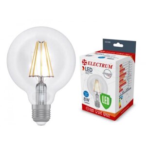 Лампочка світлодіодна Electrum Filament 8W E27 4000K (A-LG-1426)