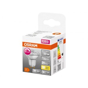 Лампочка світлодіодна Osram LED GU10 4.5Вт 2700К 350Лм PAR16 (4058075797888)