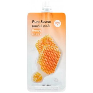 Маска для обличчя Missha Pure Source Pocket Pack з екстрактом меду (8806185781817)