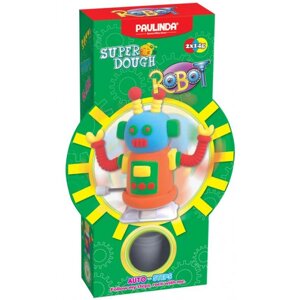 Маса для ліплення Paulinda Super Dough Robot з заводним механізмом Помаранчевий (PL-081178-3)