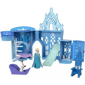 Меблі і будиночки для колекційної ляльки DISNEY PRINCESS Замок принцеси Ельзи з м/ф "Крижане серце"HLX01)