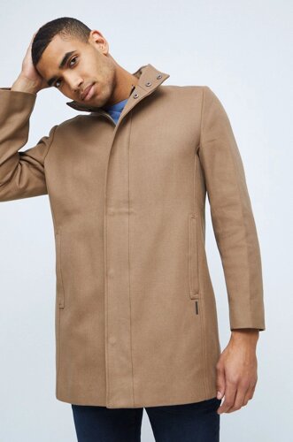 Пальто Medicine чоловіче колір коричневий перехідне