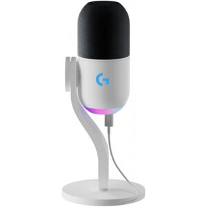 Мікрофон до комп'ютера Logitech G Yeti GX Dynamic RGB Gaming Mic with Lightsync Off-White (988-000576)