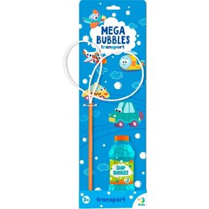 Мильні бульбашки Dodo Mega Bubbles Транспорт 450 мл (300246)