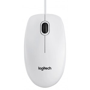 Миша дротова Logitech B100 White (910-003360)
