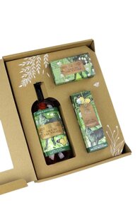 Набір: брусок мила, крем для рук і гель для вмивання The English Soap Company Lily Of The Valley 3-pack