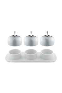 Набір сервірувальних мисок з підставкою Alessi Dressed 3-pack