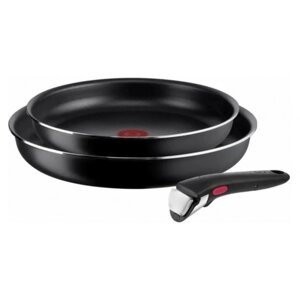 Набір сковорід зі знімною ручкою Tefal L1539143 Ingenio Easy Cook & Clean 3 пр