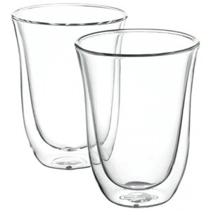 Набір склянок з подвійними стінками Delonghi ЛАТТЕ МАКІЯТО, 220 мл, 2 шт.