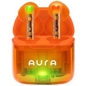 Навушники вкладиші бездротові TWS Aura 6 Orange (TWSA6O)