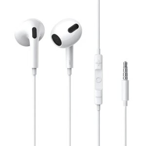 Навушники вкладиші дротові Baseus Earphone H17 White