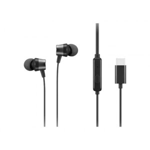 Навушники вкладиші дротові Lenovo USB-C Wired In-Ear Headphone (4XD1J77351)